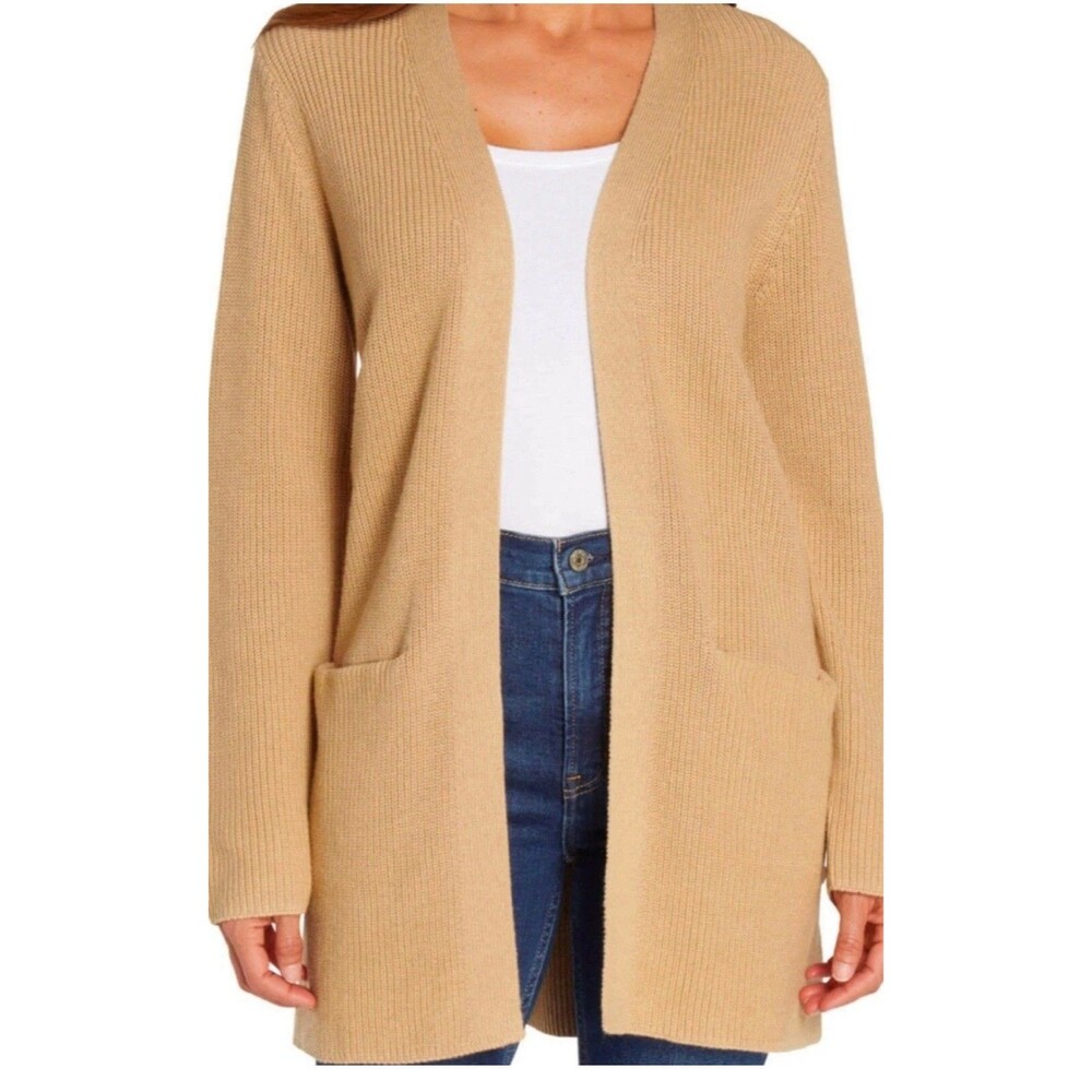 Gap Women's Long Sleeve Open Cardigan Size M Safari